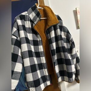 3X large plaid jacket